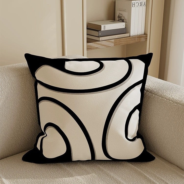Short Velvet Pillow Case
