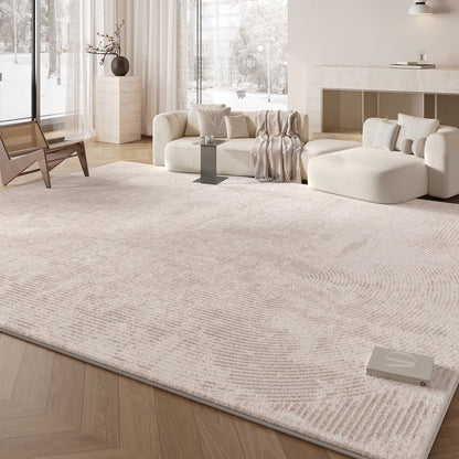 Cream Style Soft Polyester Carpet for Living Room