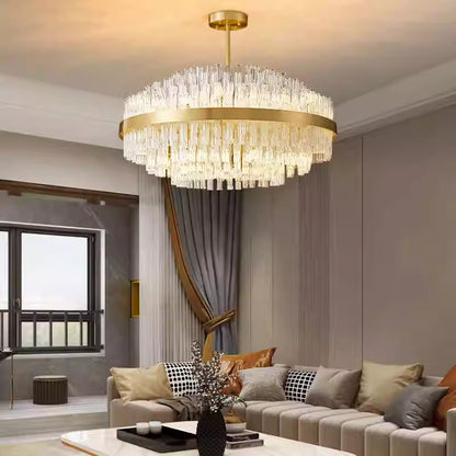 Modern Crystal Chandelier LED Lighting for Living Room Dining