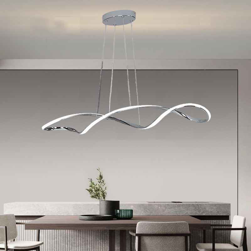Modern LED Chandelier with Remote Control Dimming