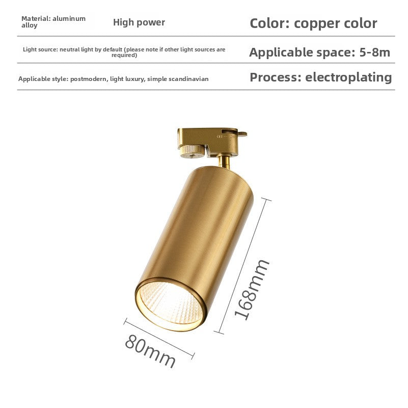 Gold LED Track Lighting System