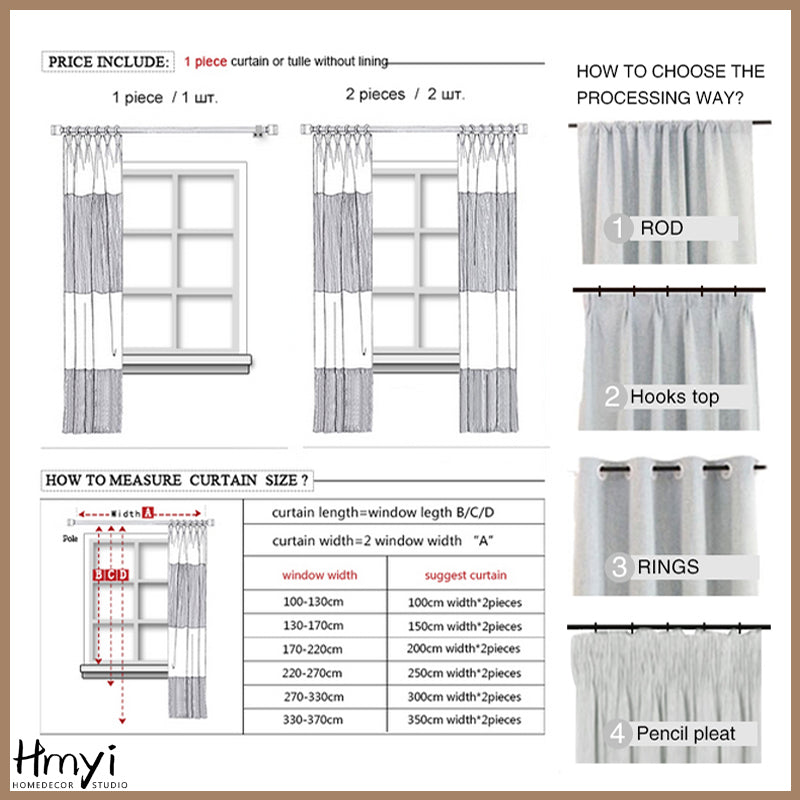 Nordic Blackout Curtains – Heat Insulating & Sun Protecting