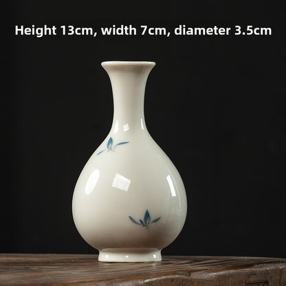 Butterfly Orchid Ceramic Vase