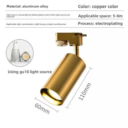 Gold LED Track Lighting System