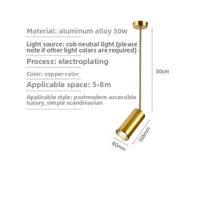 Gold LED Track Lighting System