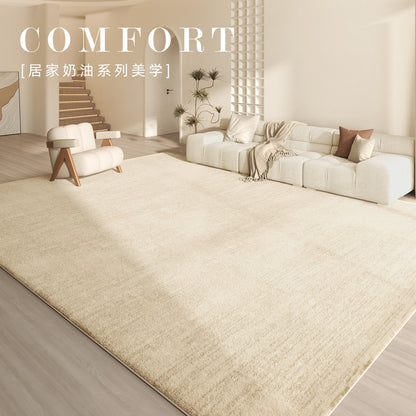 Cream Style Soft Polyester Carpet for Living Room