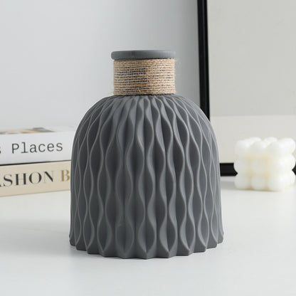 Plastic Origami Vase Desktop Decor