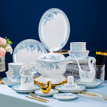 European Style Bone Bowl and Chopsticks Set