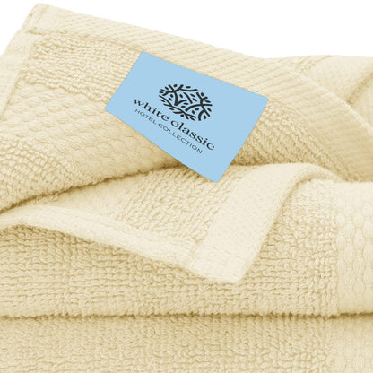 Luxury Beige Bath Towel Set of 8
