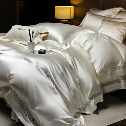 Luxury Silk Tencel Bedding Set