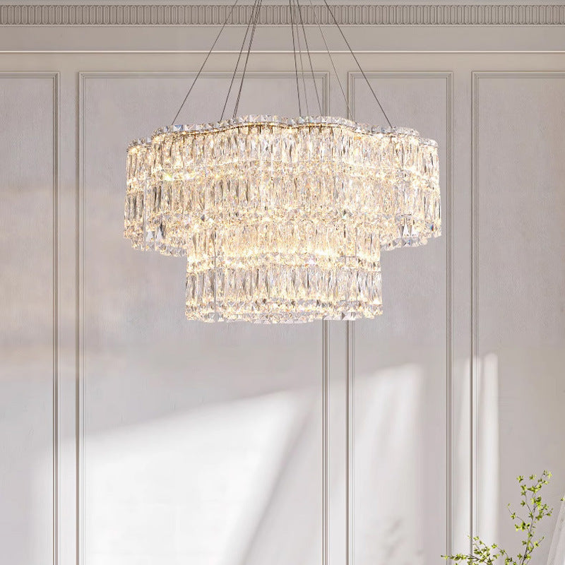 French Style Crystal Chandelier LED Lighting for Home