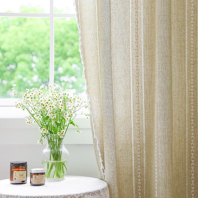 Luxe Faux Linen Semi-Blackout Curtains – Hook, Tab Top & Grommet