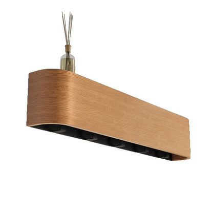 Wooden Wall Mounted Shelf with Hooks