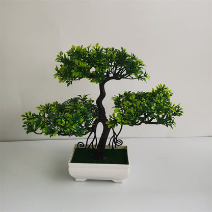Artificial Pine Bonsai Decor