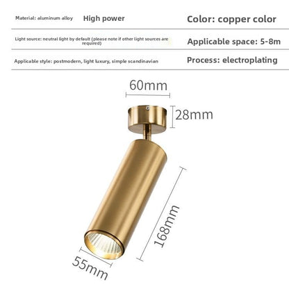 Gold LED Track Lighting System