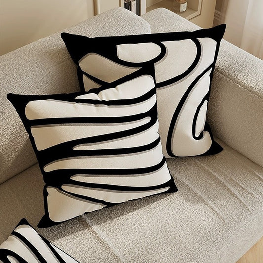 Short Velvet Pillow Case