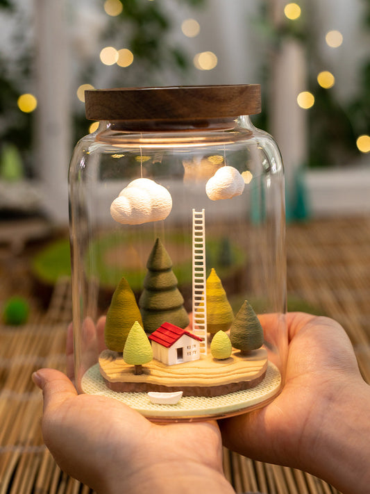 Creative Cloud Shape Desktop Night Light Decor