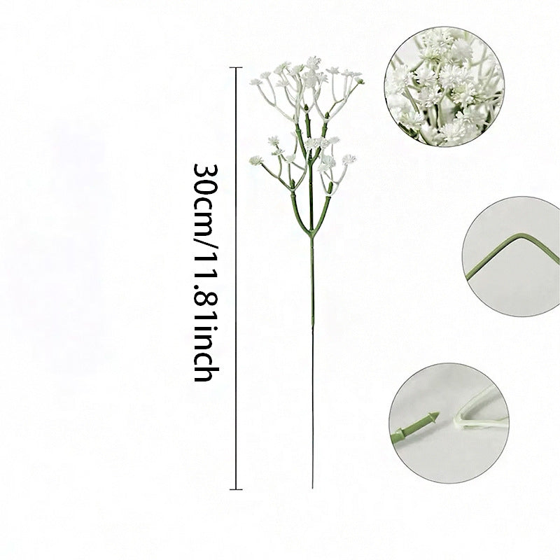 Artificial Baby Breath Flowers Plastic Decor