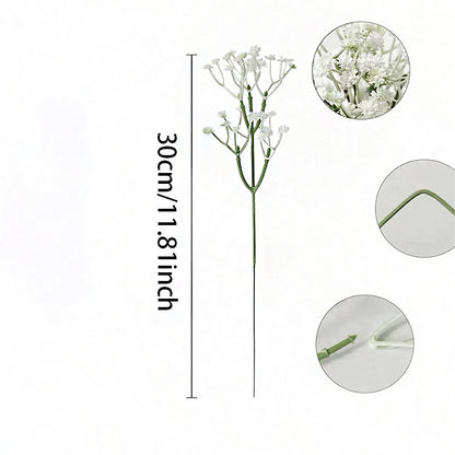 Artificial Baby Breath Flowers Plastic Decor