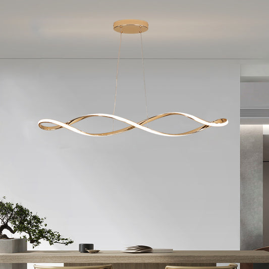 Modern LED Chandelier with Remote Control Dimming