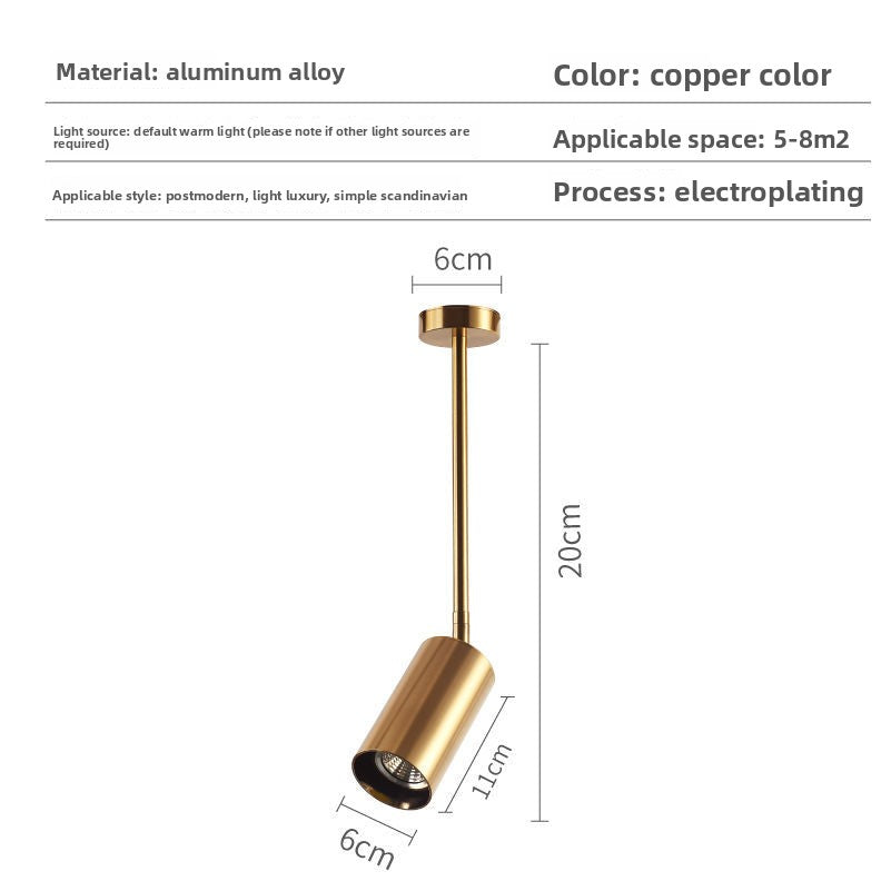 Gold LED Track Lighting System