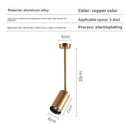 Gold LED Track Lighting System