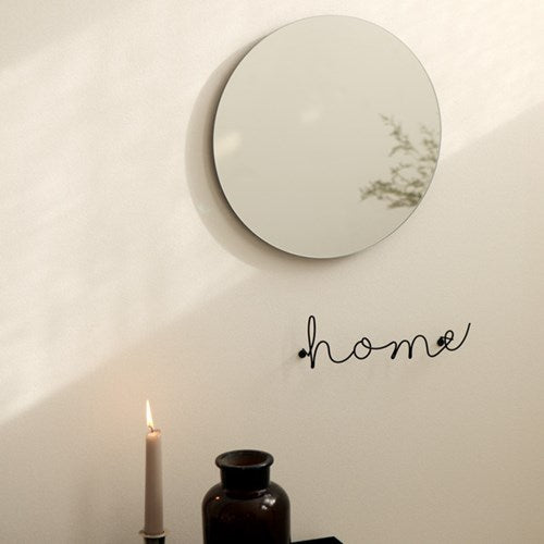 Nordic Iron Letter Wall Decor with Hooks
