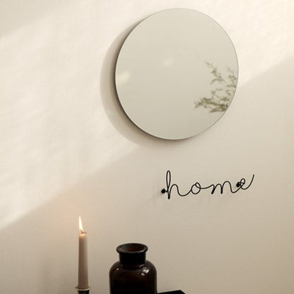 Nordic Iron Letter Wall Decor with Hooks