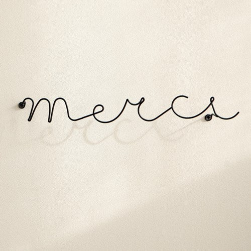 Nordic Iron Letter Wall Decor with Hooks
