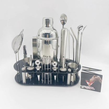 Professional 23-Piece Stainless Steel Bartending Tool Set