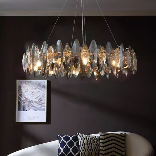 Modern Crystal Chandelier LED Lighting Fixture