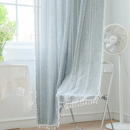Luxe Faux Linen Semi-Blackout Curtains – Hook, Tab Top & Grommet