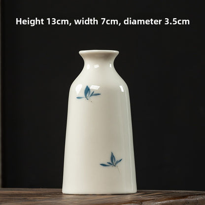 Butterfly Orchid Ceramic Vase
