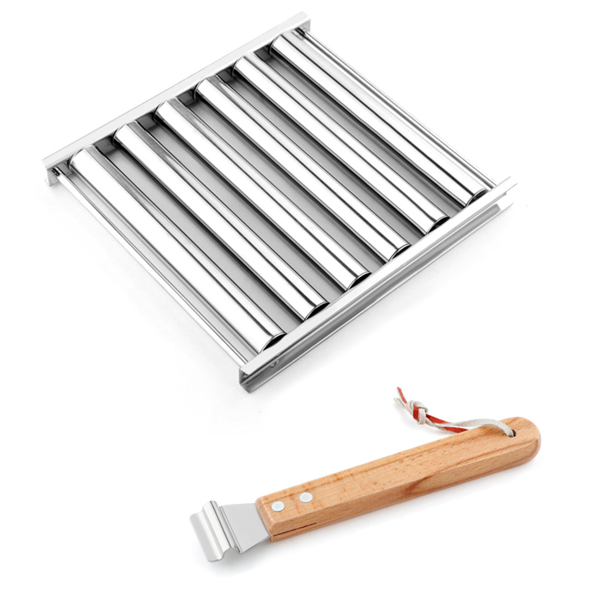 Stainless Steel Rolling Sausage Rack Barbecue Set