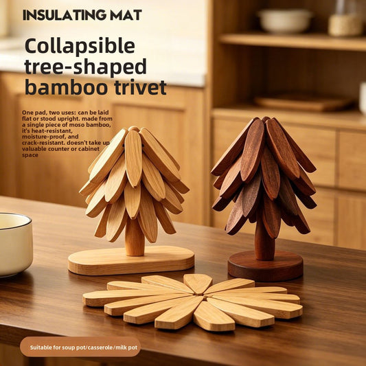 Household Solid Wood Heat Insulation Mat for Dining Table