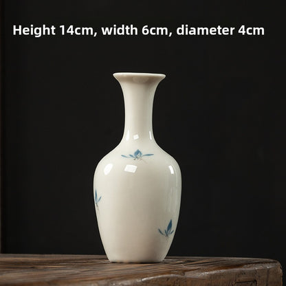 Butterfly Orchid Ceramic Vase