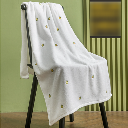 Thickened Cotton Towel Set with Bath Towel (2 Pieces)