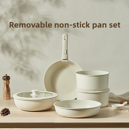 Detachable Ceramic Non-Stick Cookware Set