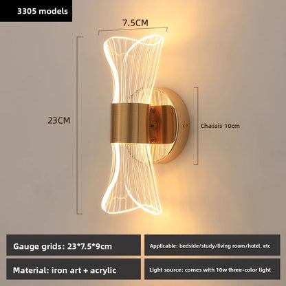Ambient mood lighting for the bedside