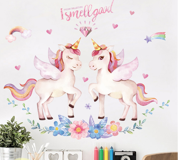 Dream Unicorn Wall Stickers for Kids' Room Decor