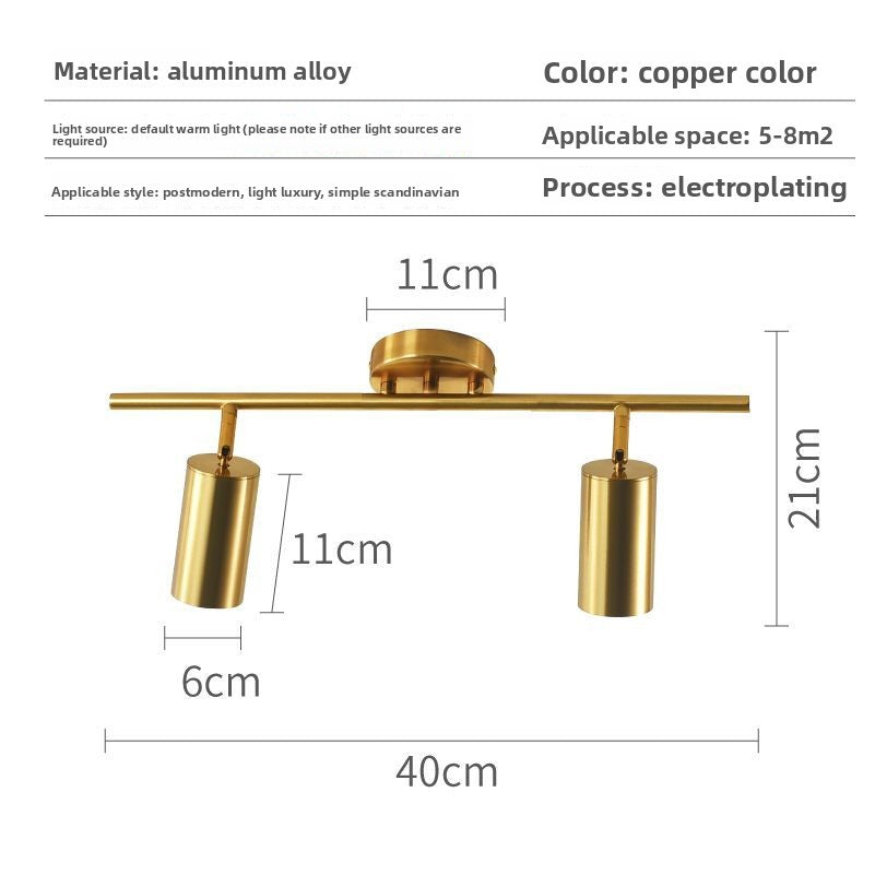 Gold LED Track Lighting System