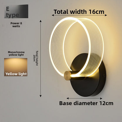 Ambient mood lighting for the bedside