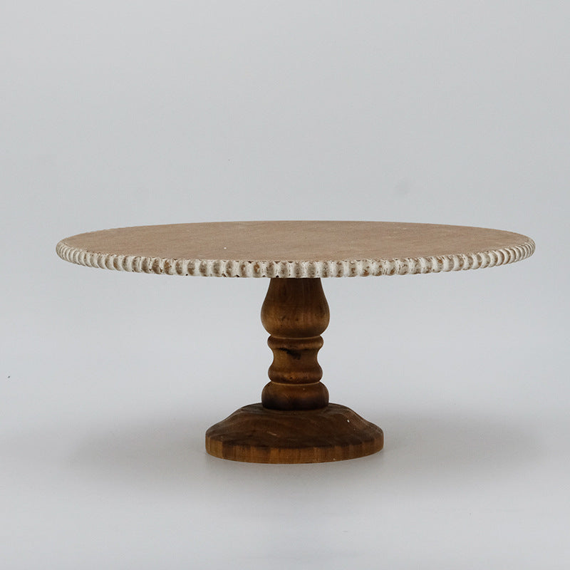 Wooden cake stand
