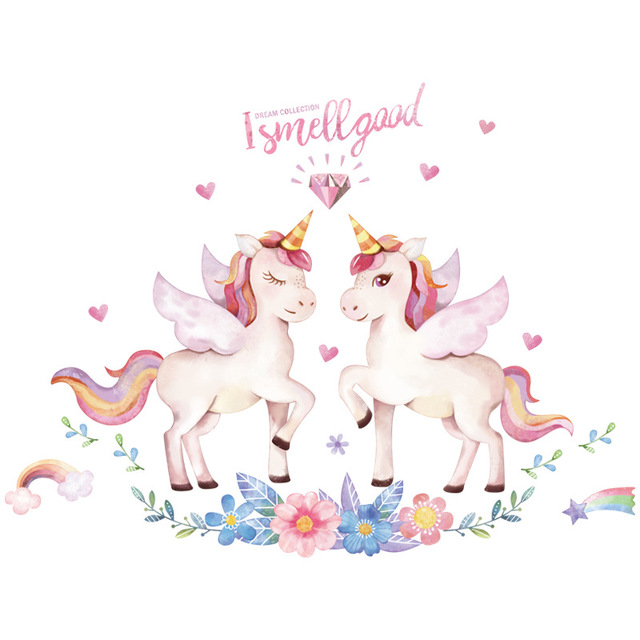 Dream Unicorn Wall Stickers for Kids' Room Decor