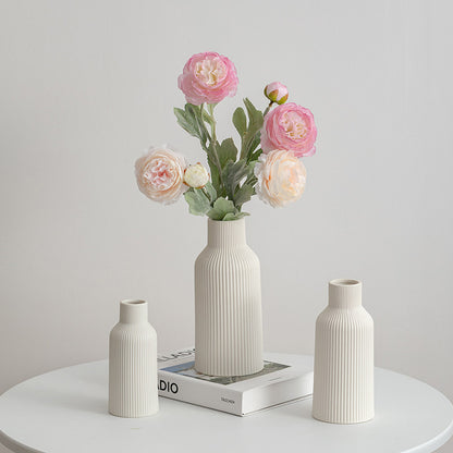 Simple Ceramic Vase Set for Home Decor
