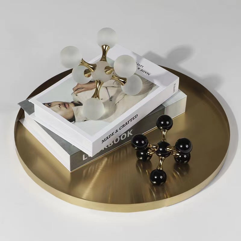 Modern Hexagonal Crystal Desktop Decor