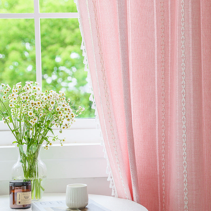 Luxe Faux Linen Semi-Blackout Curtains – Hook, Tab Top & Grommet