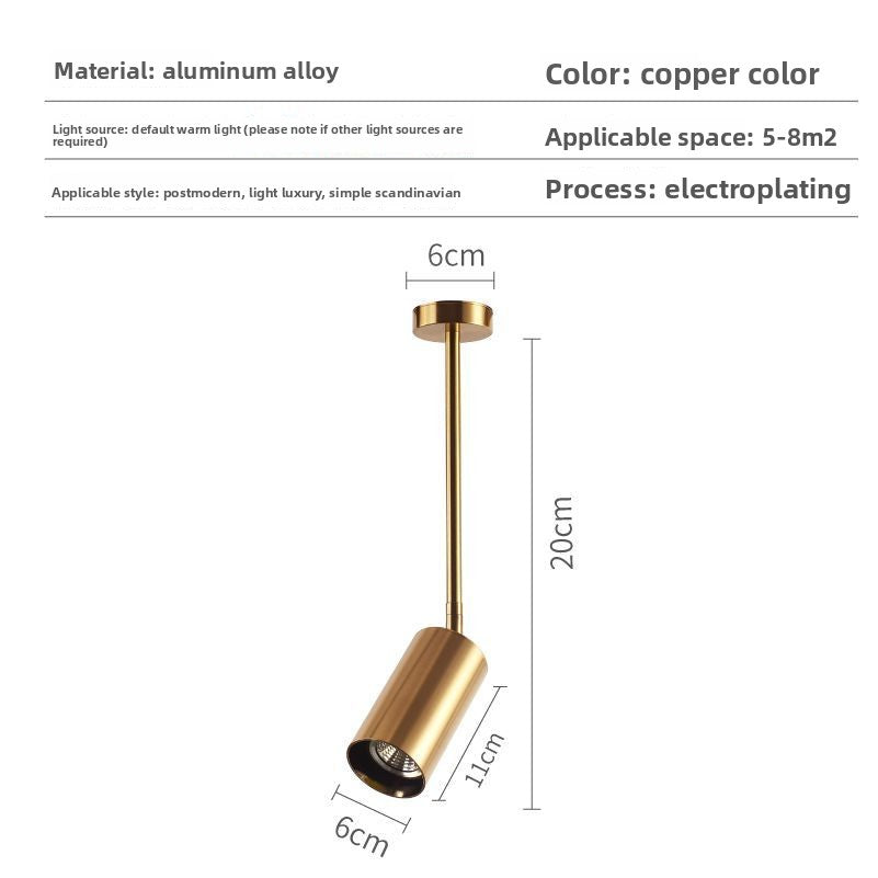 Gold LED Track Lighting System