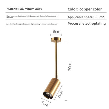 Gold LED Track Lighting System