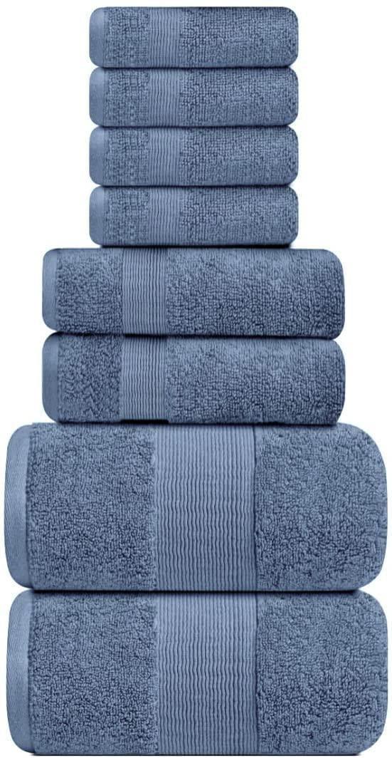 Resort Collection Luxury Bath Towel Set of 8